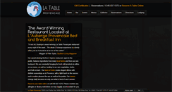 Desktop Screenshot of latableprovencale.com