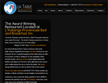 Tablet Screenshot of latableprovencale.com